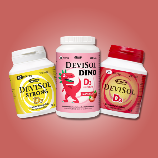 DeviSol 20 µg tai 50 µg 200 tabl. 