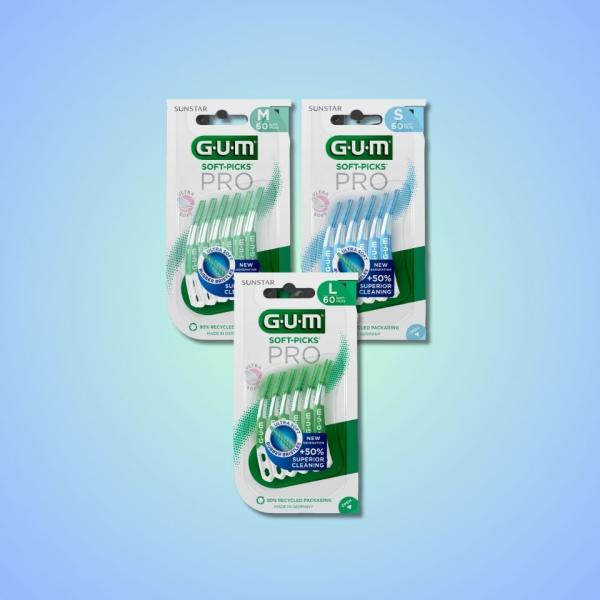 GUM Soft-Picks PRO harjatikut 60 kpl