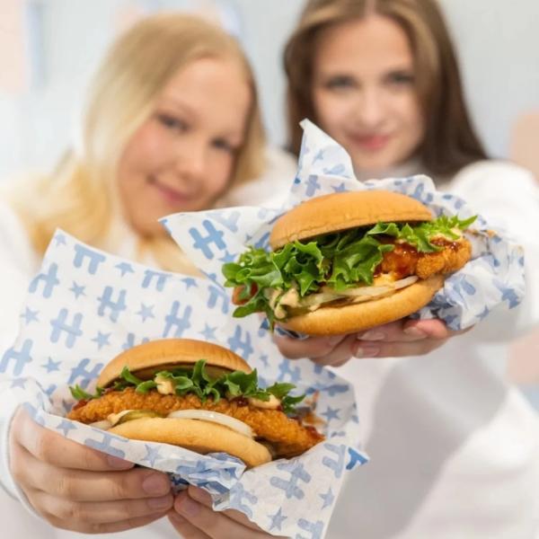 Hot hani -kanafilehampurilainen