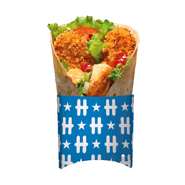 Kanahalloumitortilla