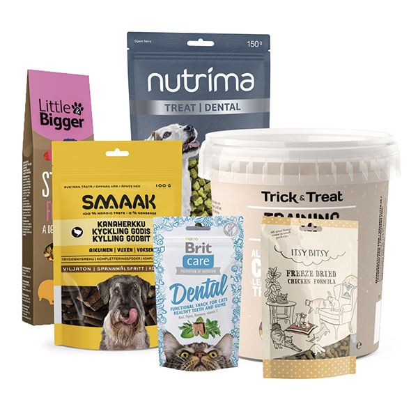 Kaikki herkut ja puruluut lemmikeille 